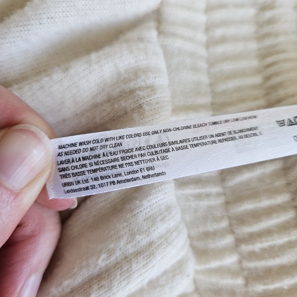 Urban Outfitters Out From Under Bounce Plush Cabot Jogger Cream Pants in XS. - Picture 9 of 9